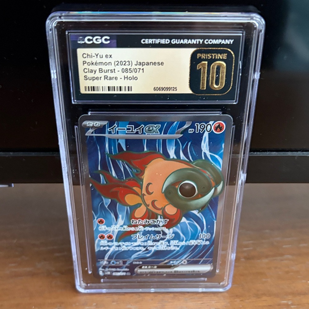 Chi Yu ex 085/071 Sv2d: Clay Burst Holo (Japanese) CGC 10 PRISTINE